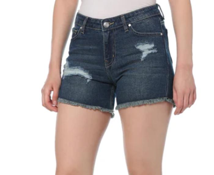 MYRA- Raggedy Denim Shorts