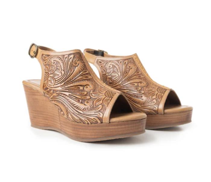 MYRA- Mila's Trail Sandals In Brown