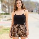 Leopard Small Western Print Shorts