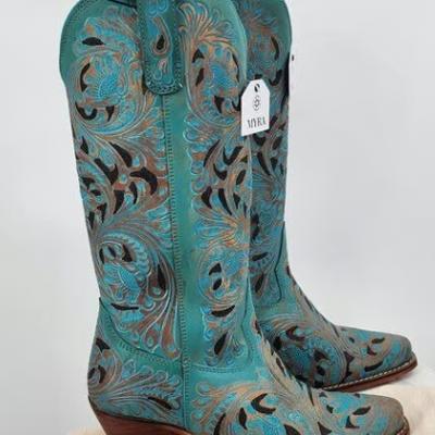 Myra- Kasiopeah Hand-tooled Boots