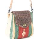 Embossed Scarlet Hand-Tooled Bag MYRA Handbags Duffels and Backpacks