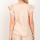  Cotton Woven Top & Shorts Set