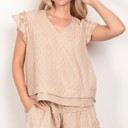  Cotton Woven Top & Shorts Set