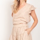  Cotton Woven Top & Shorts Set