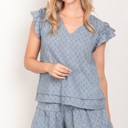  Cotton Woven Top & Shorts Set