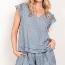  Cotton Woven Top & Shorts Set