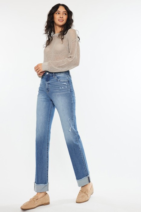 Kan Can - Trini Essentials High Rise Straight Jeans