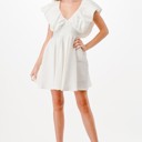  Ruffle Detail Short Dress