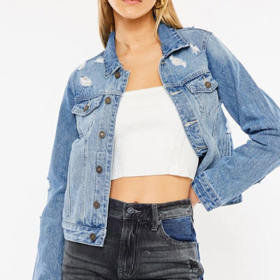 KANCAN CLASSIC TRUCKER DENIM JACKET