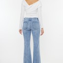  Kan Can- Selena Mid Rise Double Waist Band Flare