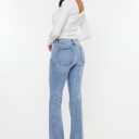  Kan Can- Selena Mid Rise Double Waist Band Flare