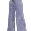  ZENANA- Acid Wash Fleece Sweatpants with Pockets