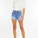 Kan Can Farah High Rise Mom Denim Shorts