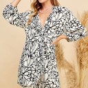  V-NECK LONG SLEEVE WRAP ROMPER