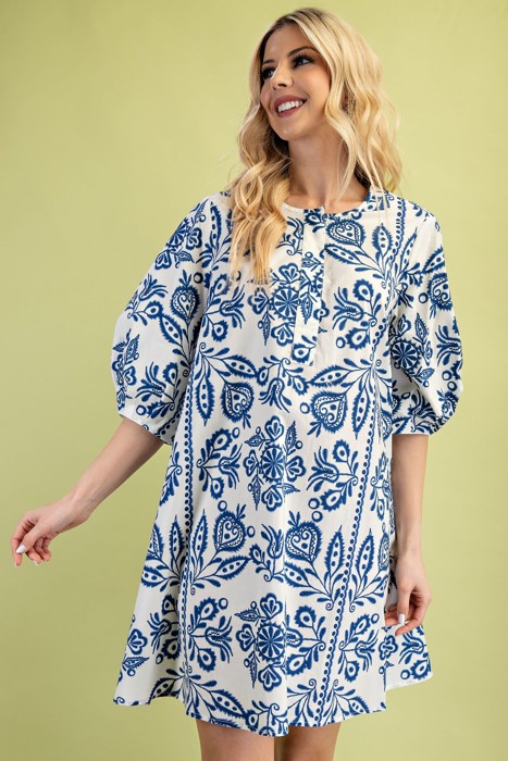 Coastal Charm Shift Dress