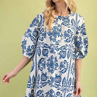 Coastal Charm Shift Dress