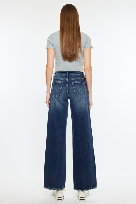 Kan Can Dania Essentials High Rise Wide Leg Jeans