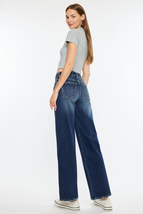Kan Can Dania Essentials High Rise Wide Leg Jeans