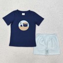 2T Beach Adorable Boys Shorts Sets
