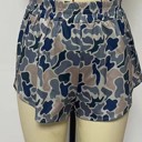  Camo Print Drawstring Shorts