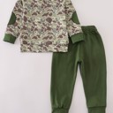  Camouflage Print Pants Set