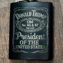  8 oz Stainless Steel Flask- Laser Engraved- Donald Trump