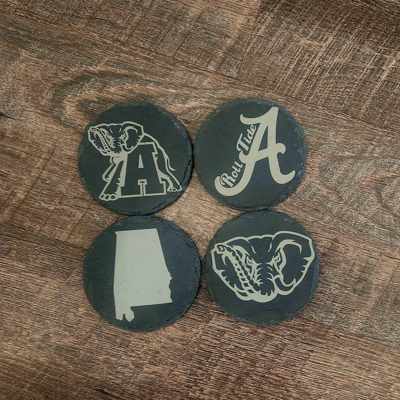 Alabama Slate Coaster Set