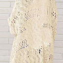  Hollowed Knit Dolman Sleeve Cardigan