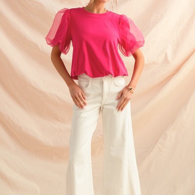 So Me Wide Flare Bottom Denim Pants