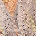  V-neck Scallop Embroidered Top With Front Tie