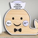  Animal Shaped Birth Announcement Signs, Baby Stats Wood Sign, Birth Announcement Sign, Baby Wooden Sign, Birth Sign, Baby Birth Wooden Sign, Baby Gift, Baptism Gift