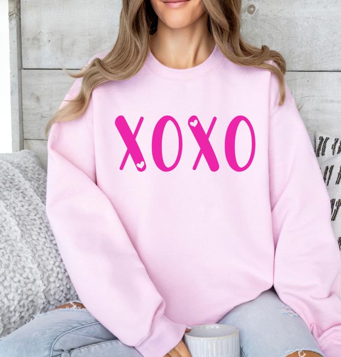 XOXO Valentine's DayCrewneck Sweatshirt