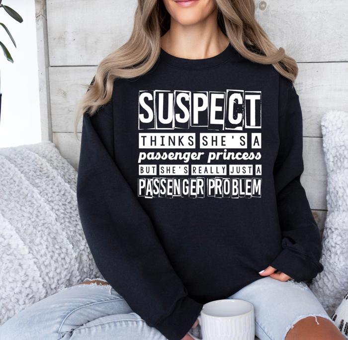 "Suspect Is" Crew Sweatshirts