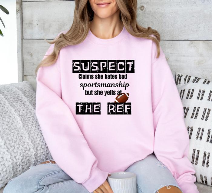 "Suspect Is" Crew Sweatshirts