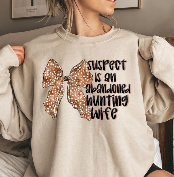 "Suspect Is" Crew Sweatshirts