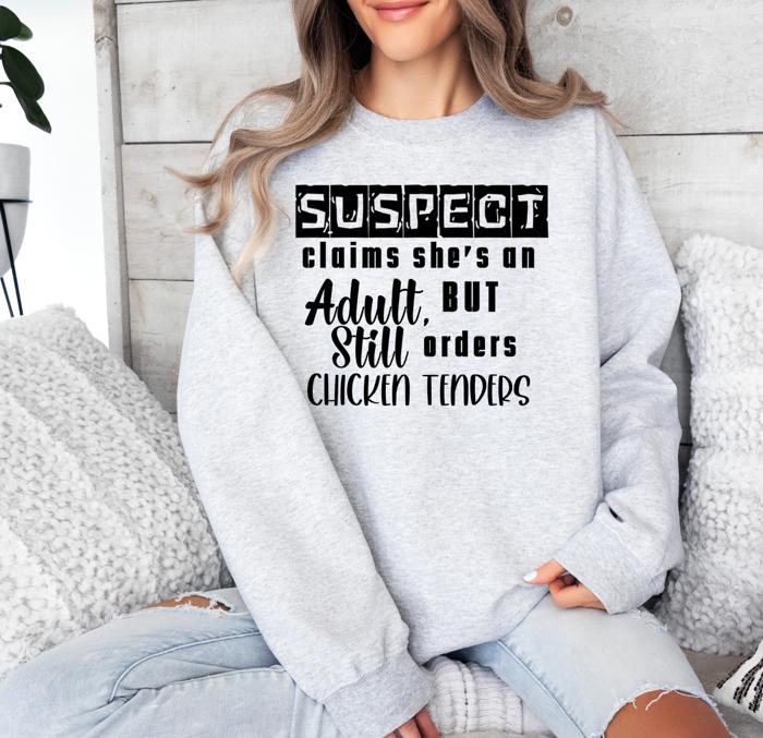 "Suspect Is" Crew Sweatshirts