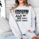  "Suspect Is" Crew Sweatshirts