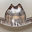  Cowboy Hat Wall Art- 7 layer