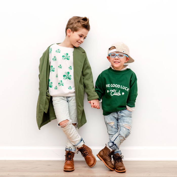 Good Luck Club | Boys St Patricks Day Sweatshirt