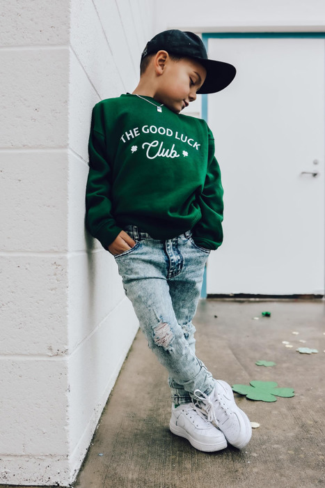 Good Luck Club | Boys St Patricks Day Sweatshirt