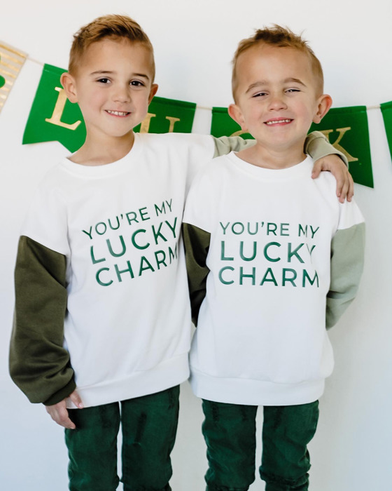 You’re My Lucky Charm Kids Sweatshirt | St. Patrick’s Day