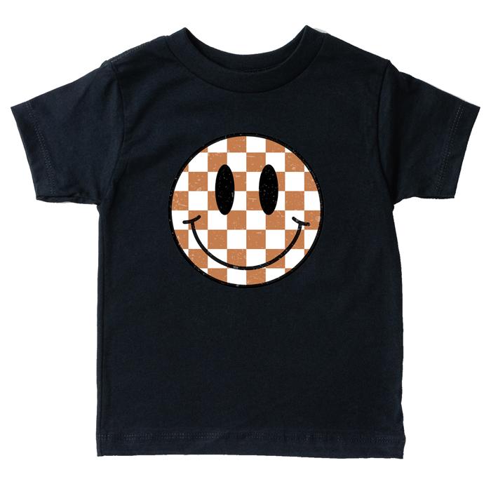 Checkered Smiley | Toddler + Youth Boys Tee