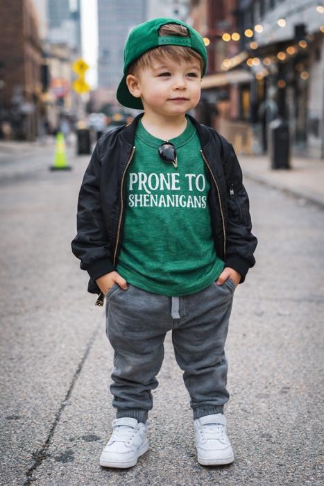 Prone to Shenanigans Kids Shirt | St. Patrick’s Day Tee