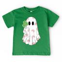  Shamrock Ghost Toddler Girls St Patricks Day Shirt