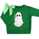  Shamrock Ghost Toddler St Patricks Day Sweatshirt