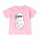  Shamrock Ghost Toddler Girls St Patricks Day Shirt