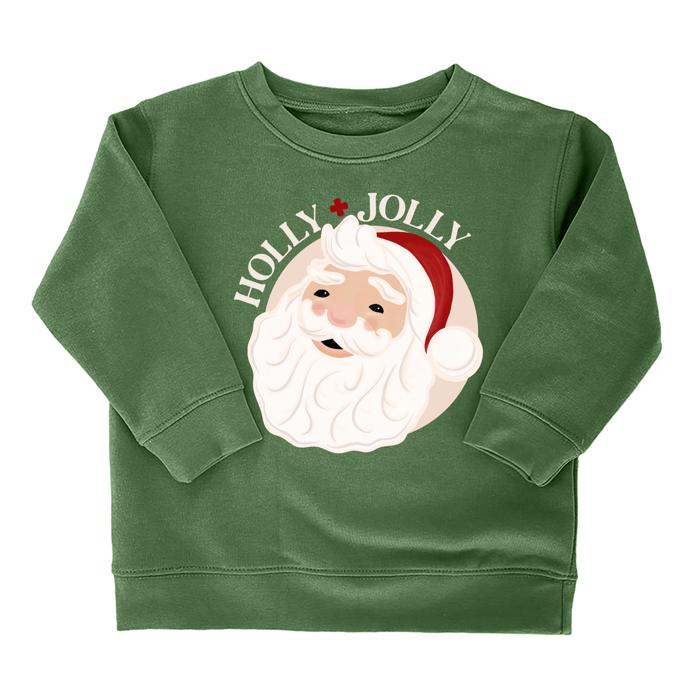 Holly Jolly Santa | Youth Christmas Sweatshirt