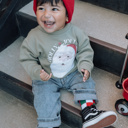  Holly Jolly Santa | Youth Christmas Sweatshirt