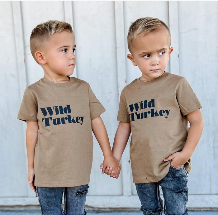 Wild Turkey Tee | Kids Thanksgiving Shirt