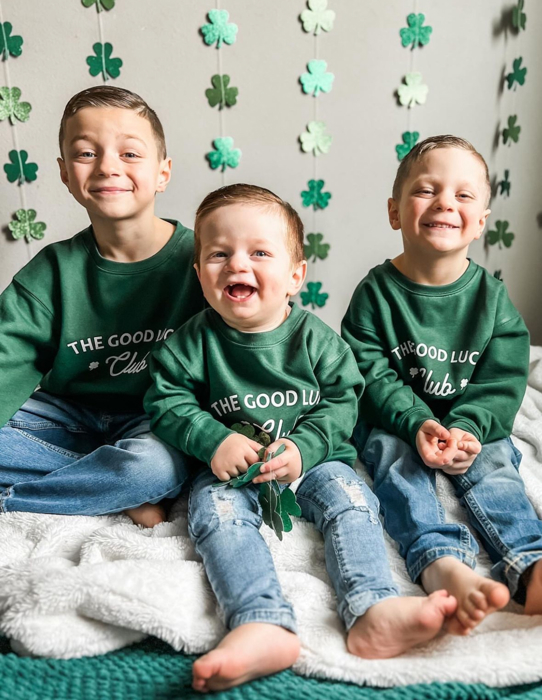 Good Luck Club | Boys St Patricks Day Sweatshirt